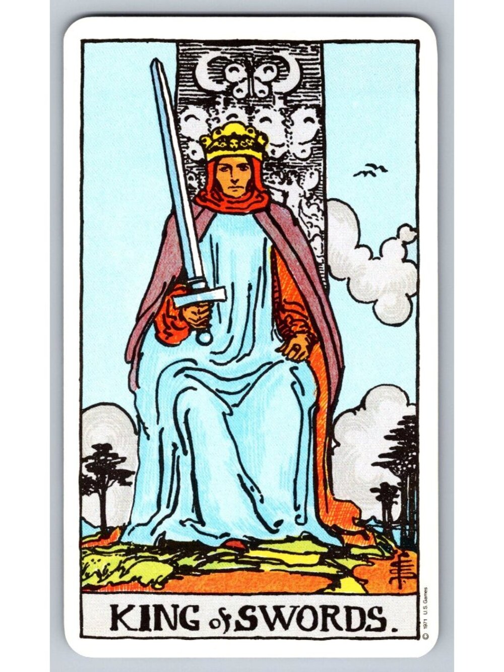 Rider Waite Tarot Cards Lot Suit of Swords U.S. Games Systems Stamford CT 1971 - Picture 3 of 16